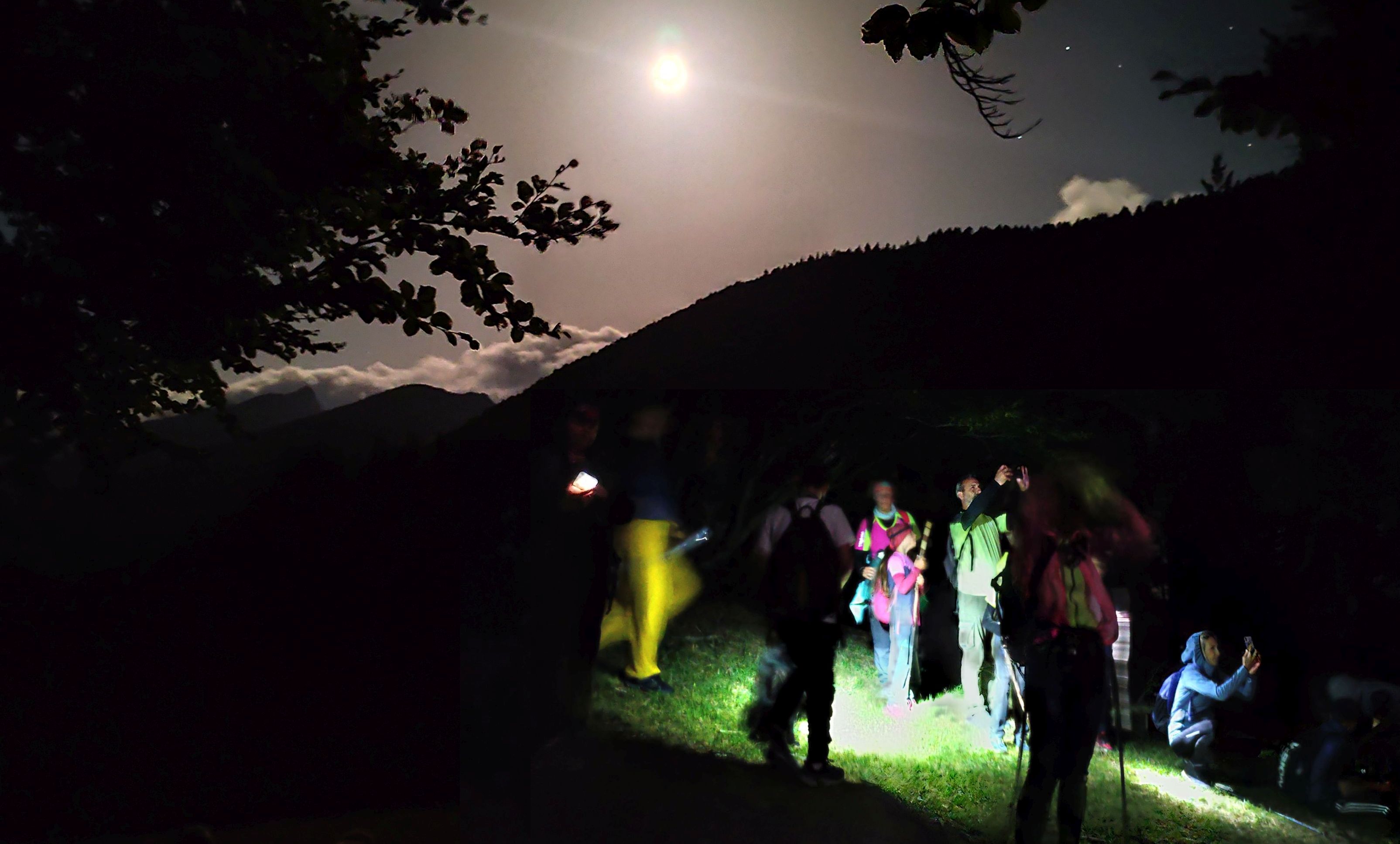 Lunata al Rifugio Lagdei - nelle notti più corte